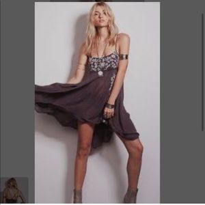 Free People Grey Summer Dress